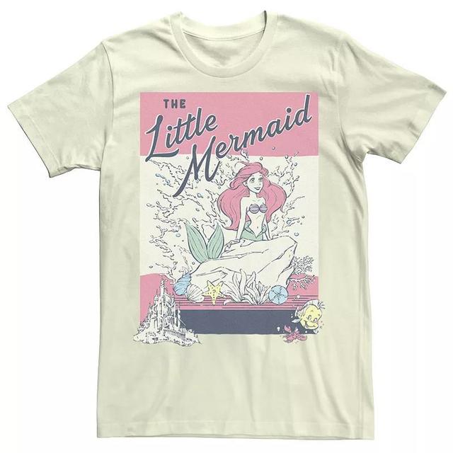 Mens Disney The Little Mermaid Faded Poster Tee Product Image