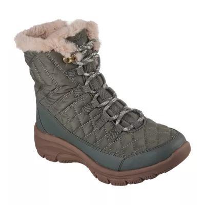 Skechers Womens Easy Going Game Hour Flat Heel Winter Boots Product Image