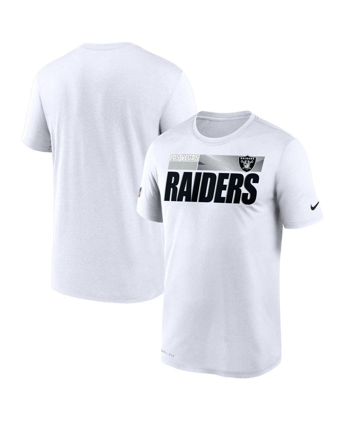 Mens Nike White Las Vegas Raiders Impact Legend Performance T-Shirt Product Image