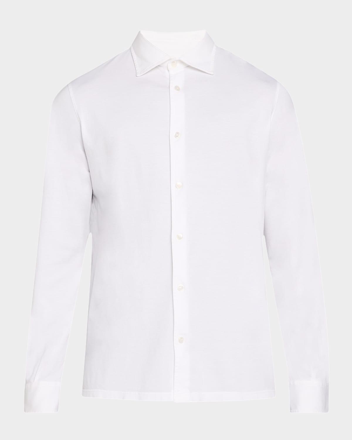 Mens Jason Jersey Button-Down Shirt Product Image