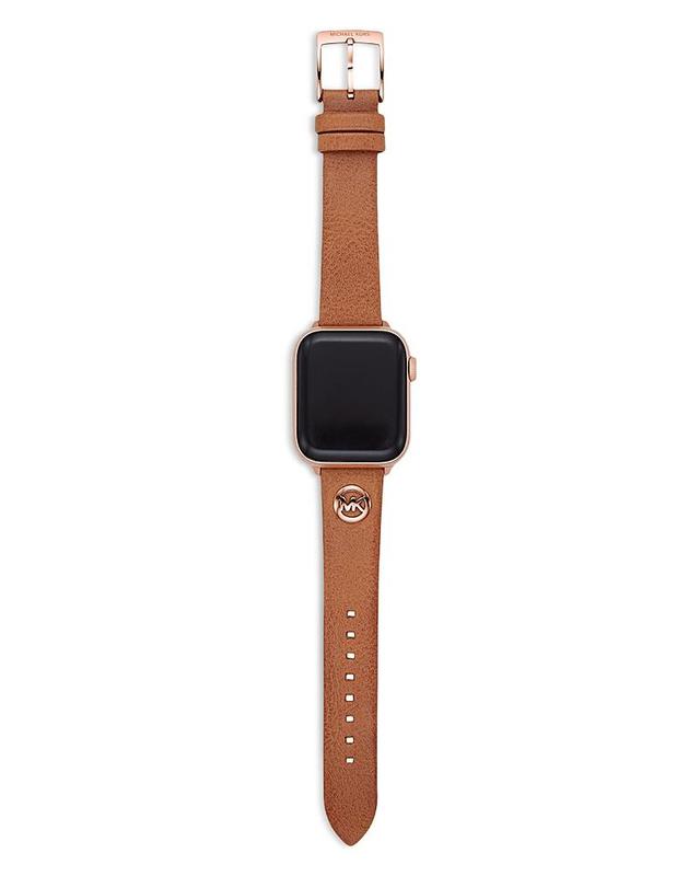 Michael Kors Logo Charm Luggage Leather 38/40mm Band for Apple Watch Product Image