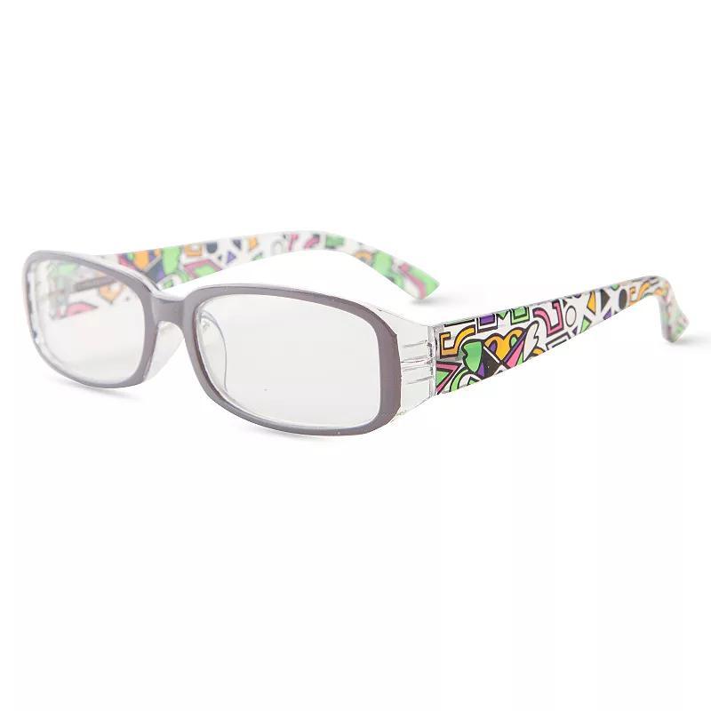 Womens Clearvue Grey with Print Arms Reading Glasses Product Image