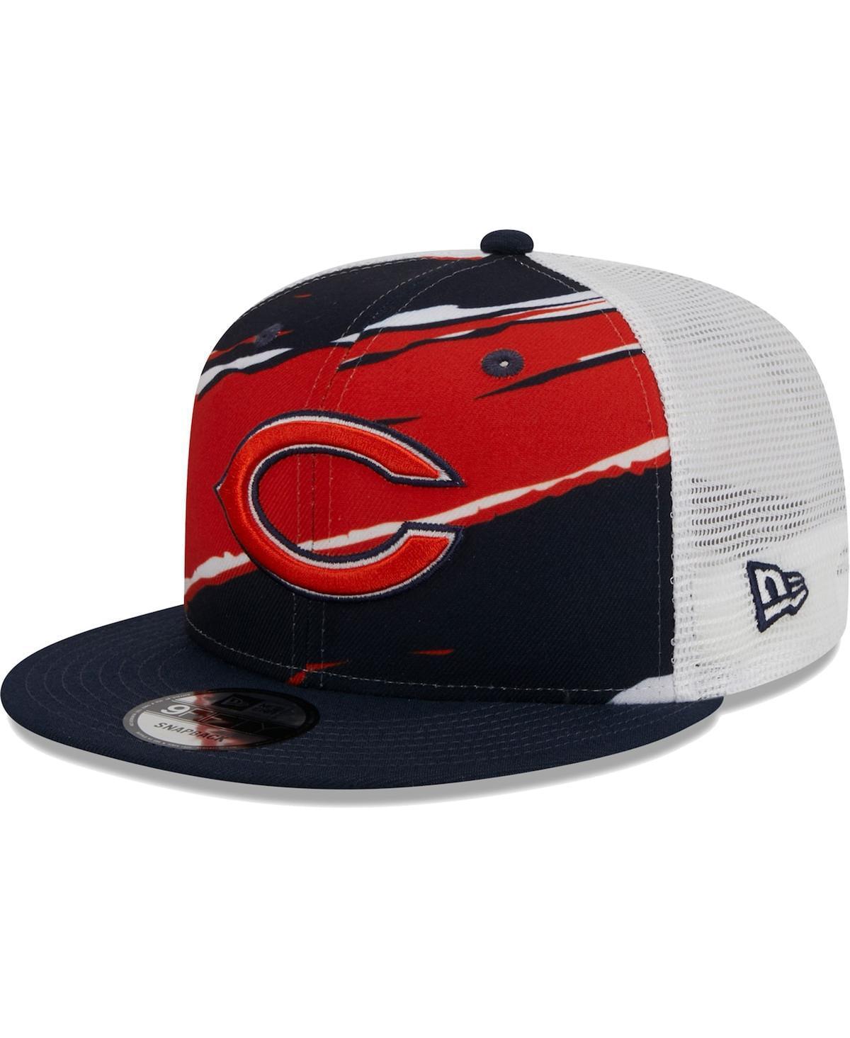 Mens New Era Navy Chicago Bears Tear Trucker 9FIFTY Snapback Hat Product Image