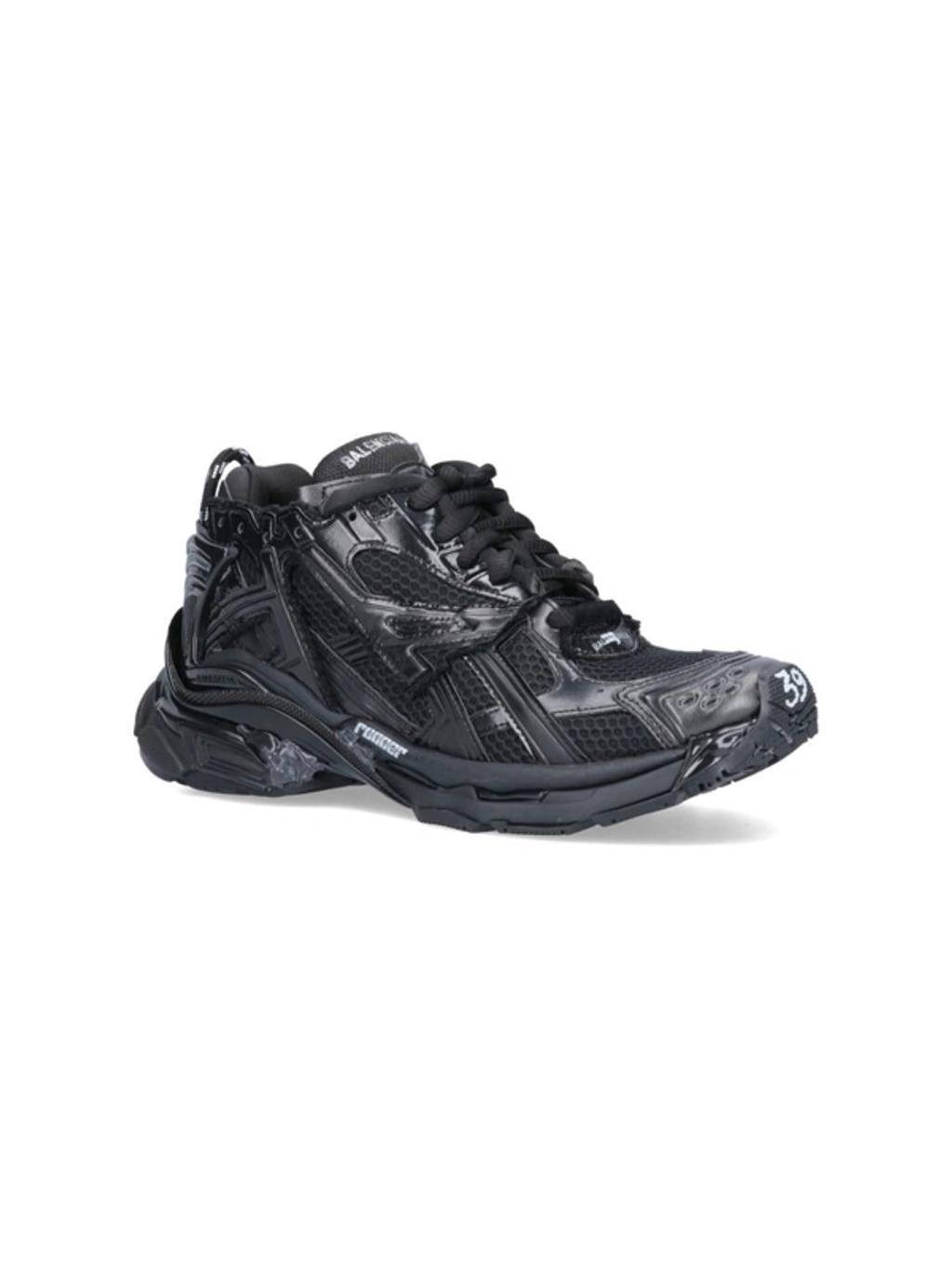 BALENCIAGA Runner Sneakers In Black Product Image