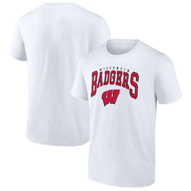 NCAA Wisconsin Badgers Mens Bi-Blend T-Shirt Product Image