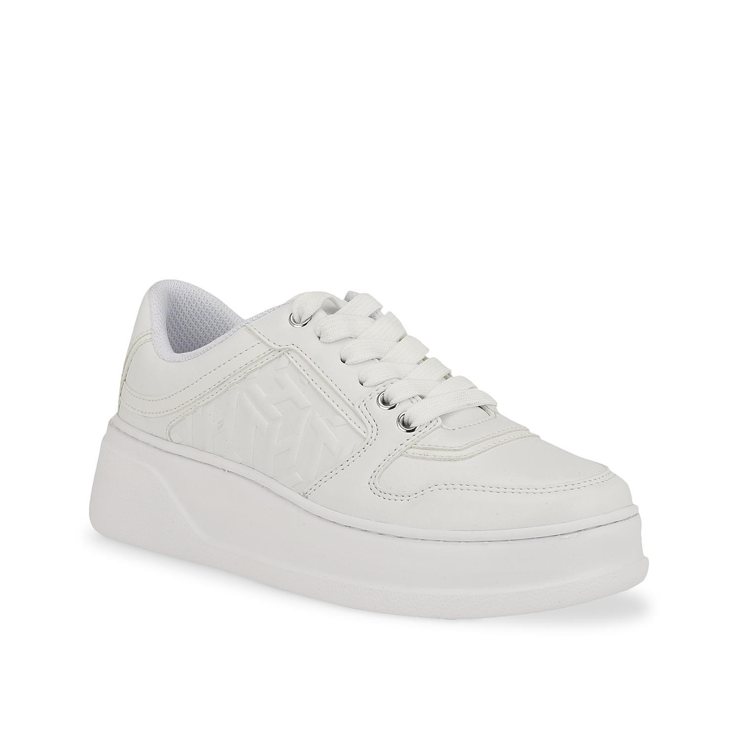 Tommy Hilfiger Womens Glenny Low Top Sneakers - White Product Image