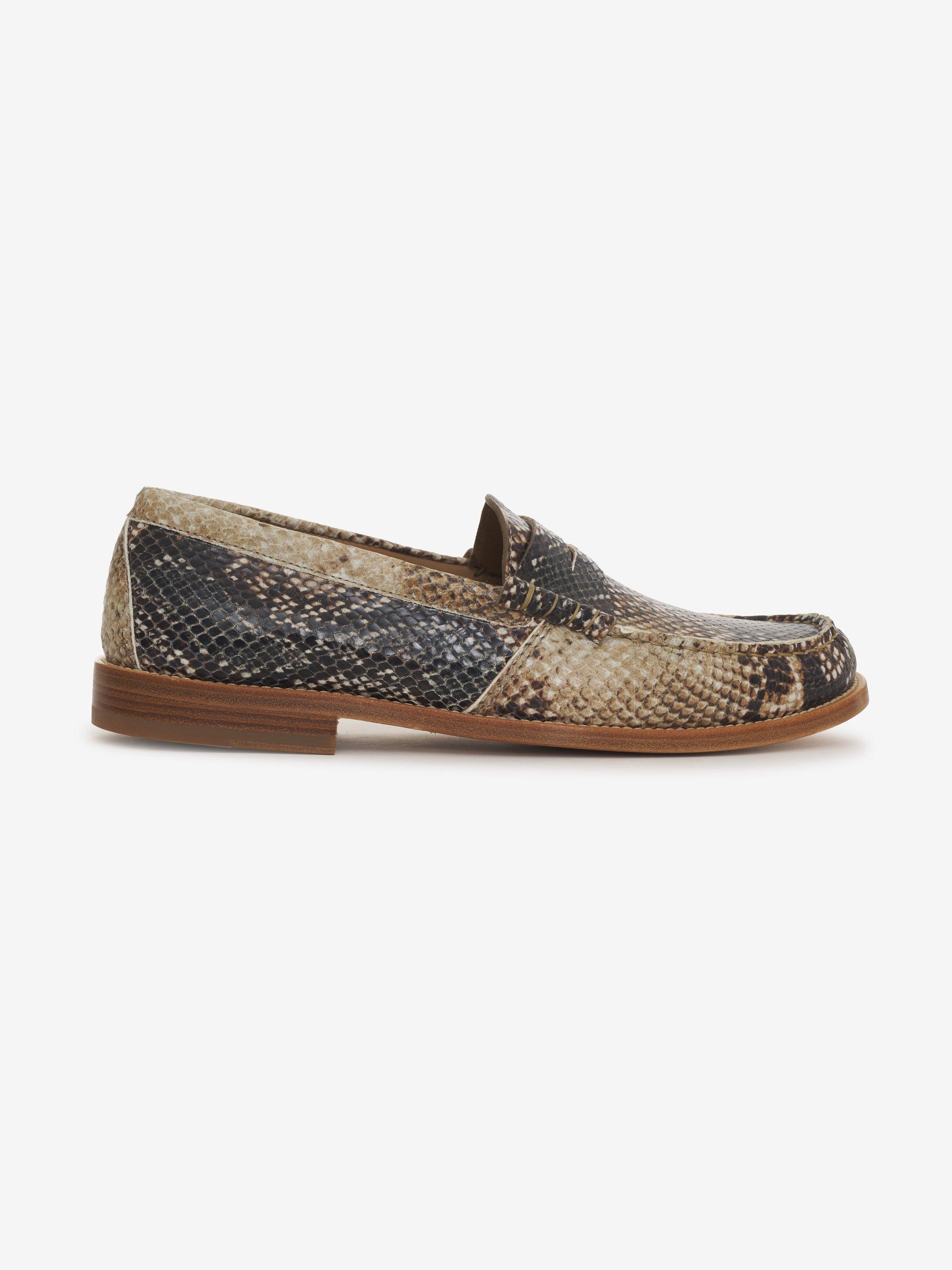 SNAKESKIN SLIP ON LOAFER Male Product Image