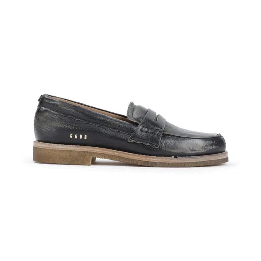 Jerry Grained Leather Penny Loafer In Black product image