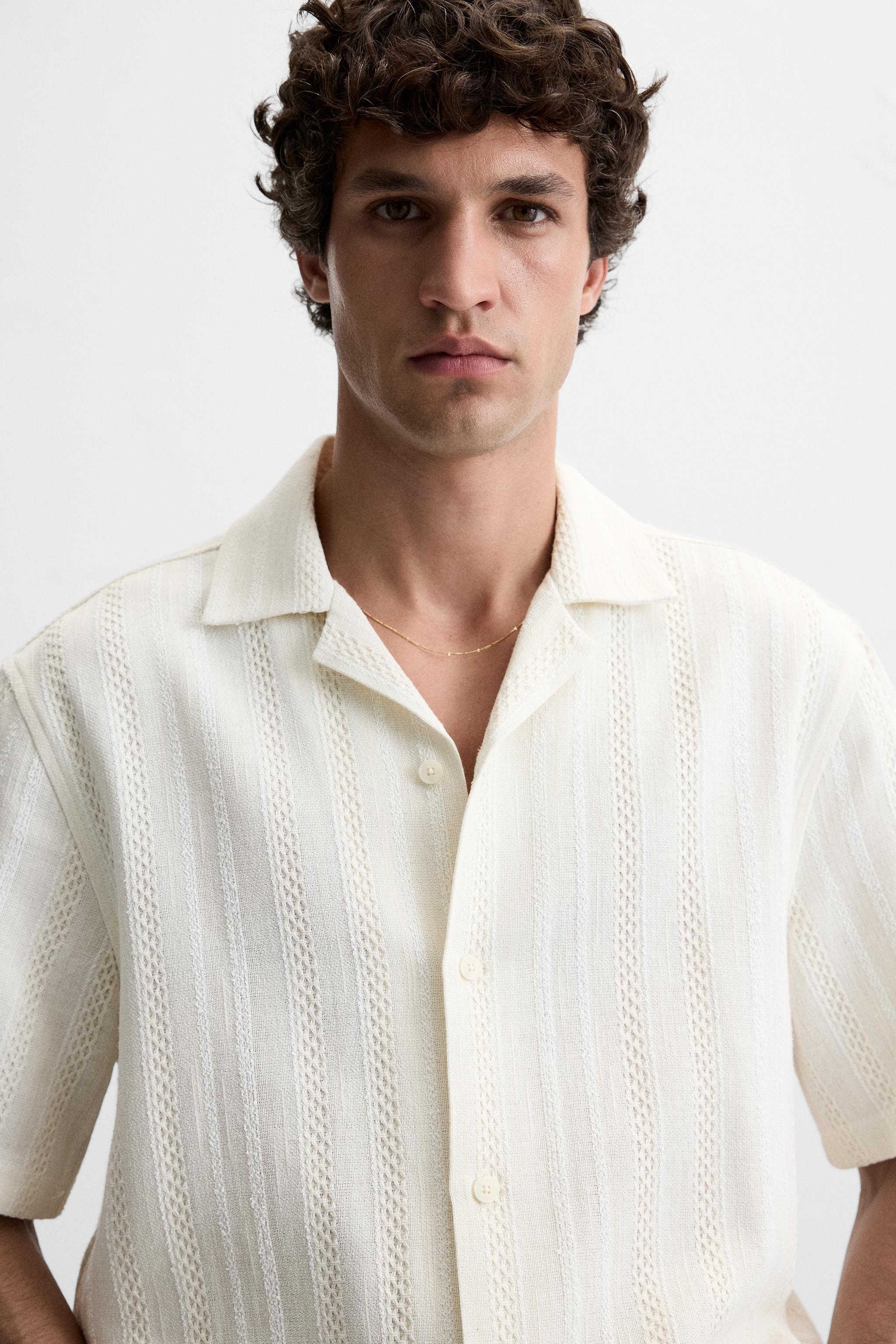 STRIPED JACQUARD SHIRT Product Image