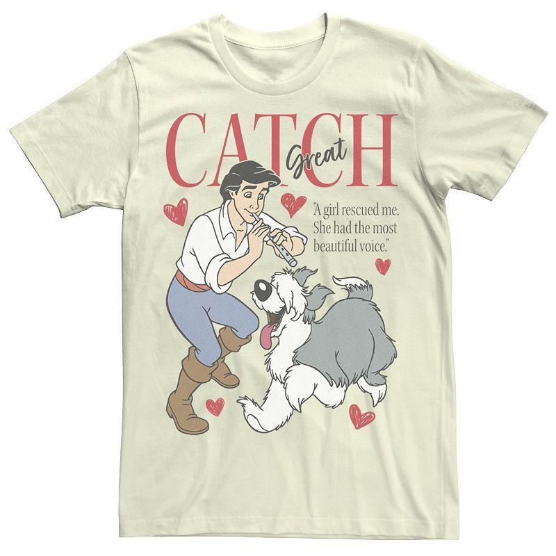 Mens Disney The Little Mermaid Prince Eric Great Catch Tee Product Image