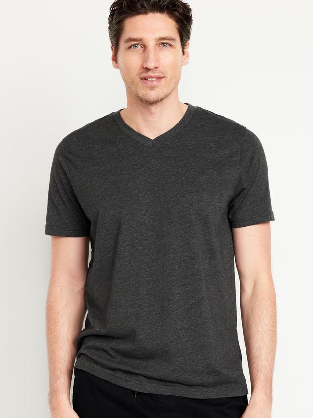 Soft-Washed V-Neck T-Shirt for Men Product Image