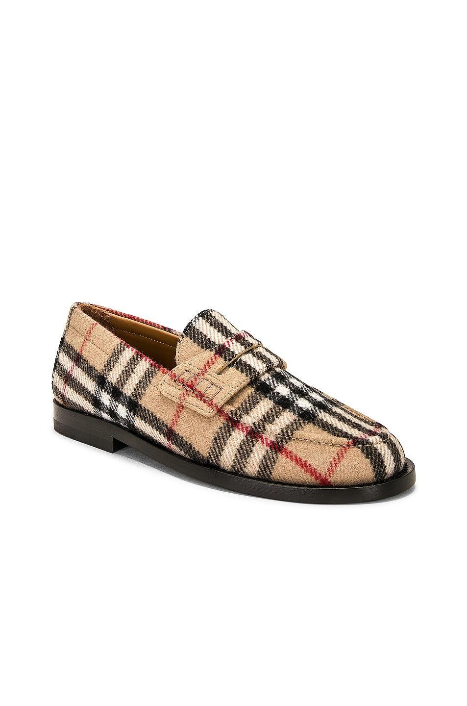 burberry Hackney Check Penny Loafer Product Image