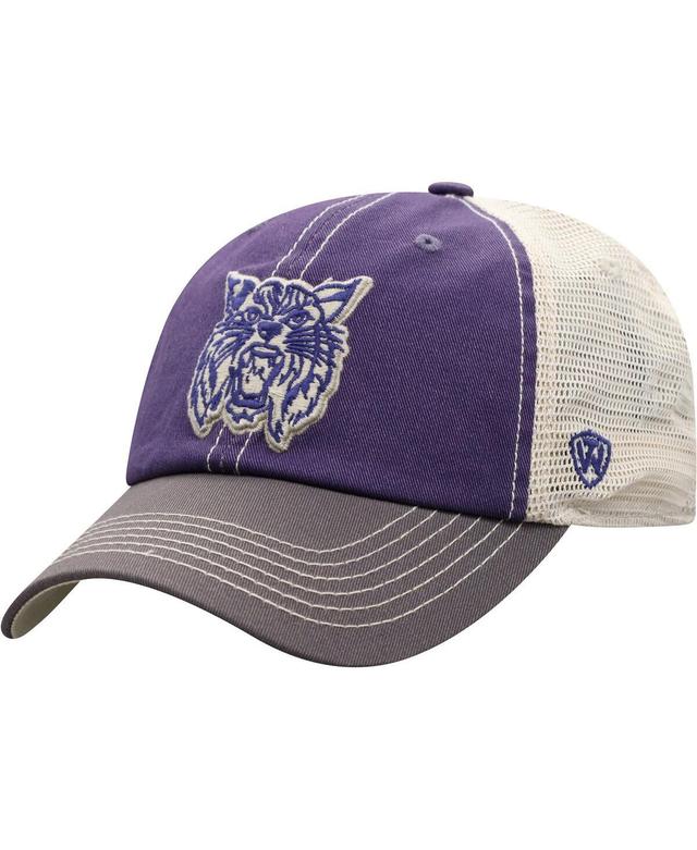 Mens Top of the World Purple Kansas State Wildcats Offroad Trucker Snapback Hat Product Image