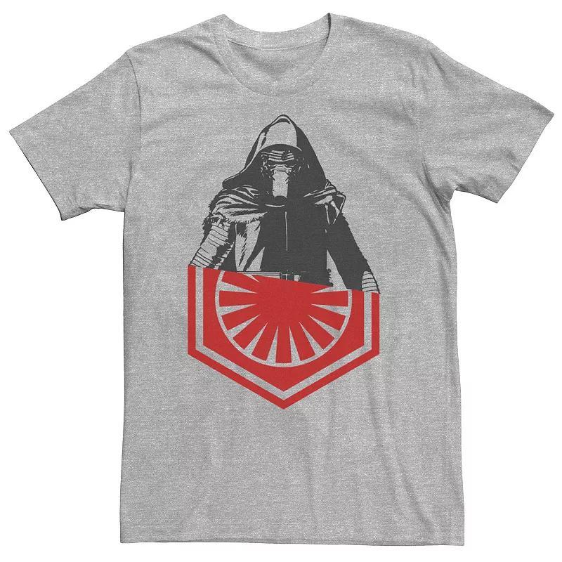 Big & Tall Star Wars Kylo Ren Split Tee, Mens Product Image