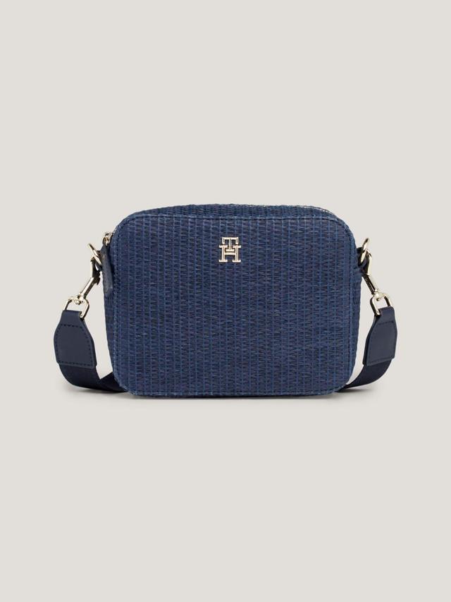 Tommy Hilfiger Women's TH Straw Crossbody Bag Product Image