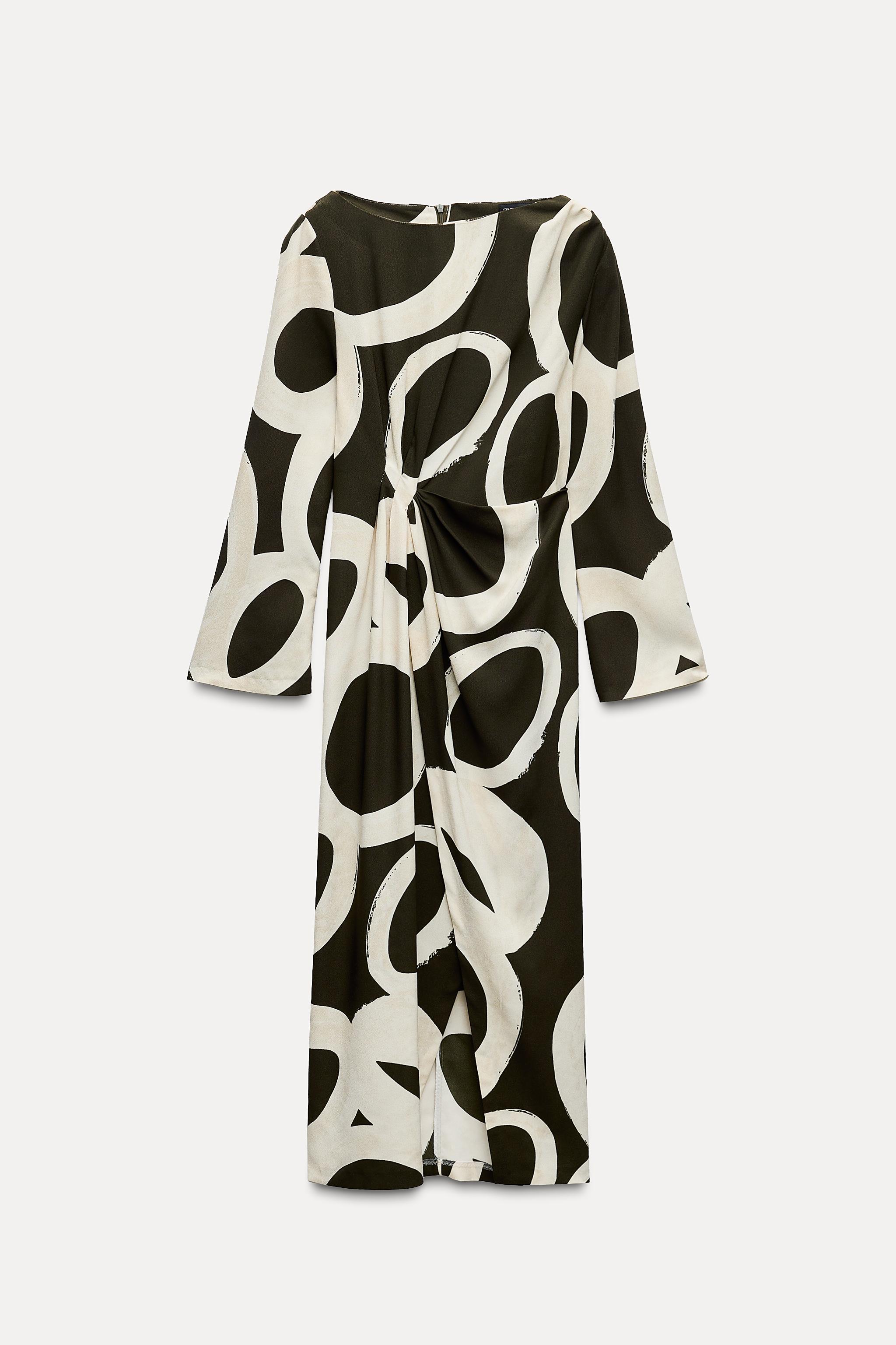 PRINTED MIDI DRESS Product Image