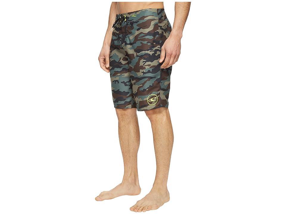 O'Neill Santa Cruz Printed Boardshorts (Camo) Men's Swimwear Product Image