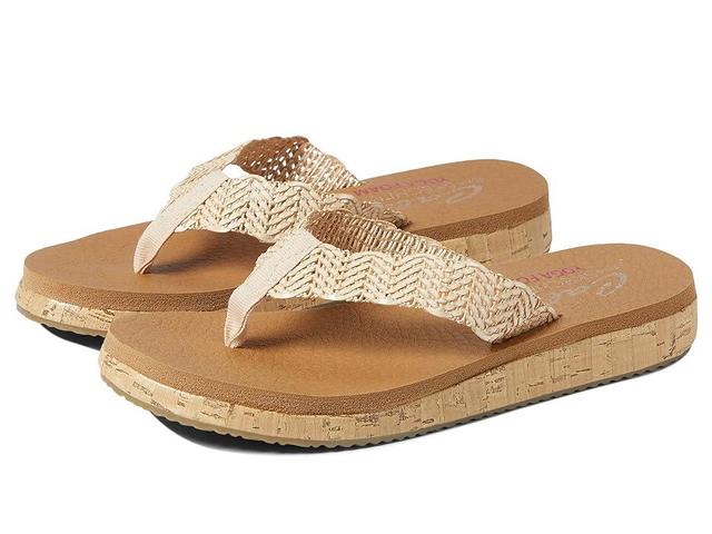 SKECHERS Sandcomber (Natural) Women's Sandals Product Image