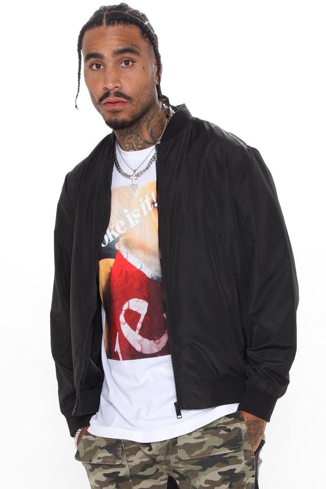 Eddie Bomber Jacket - Black Product Image