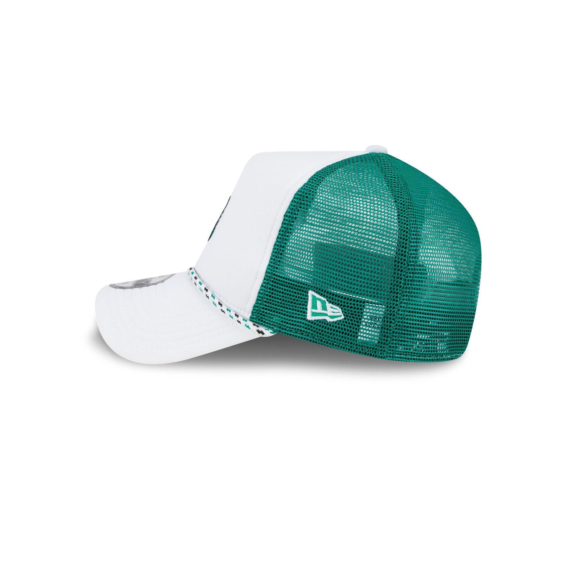 Boston Celtics Court Sport 9FORTY A-Frame Trucker Hat Male Product Image