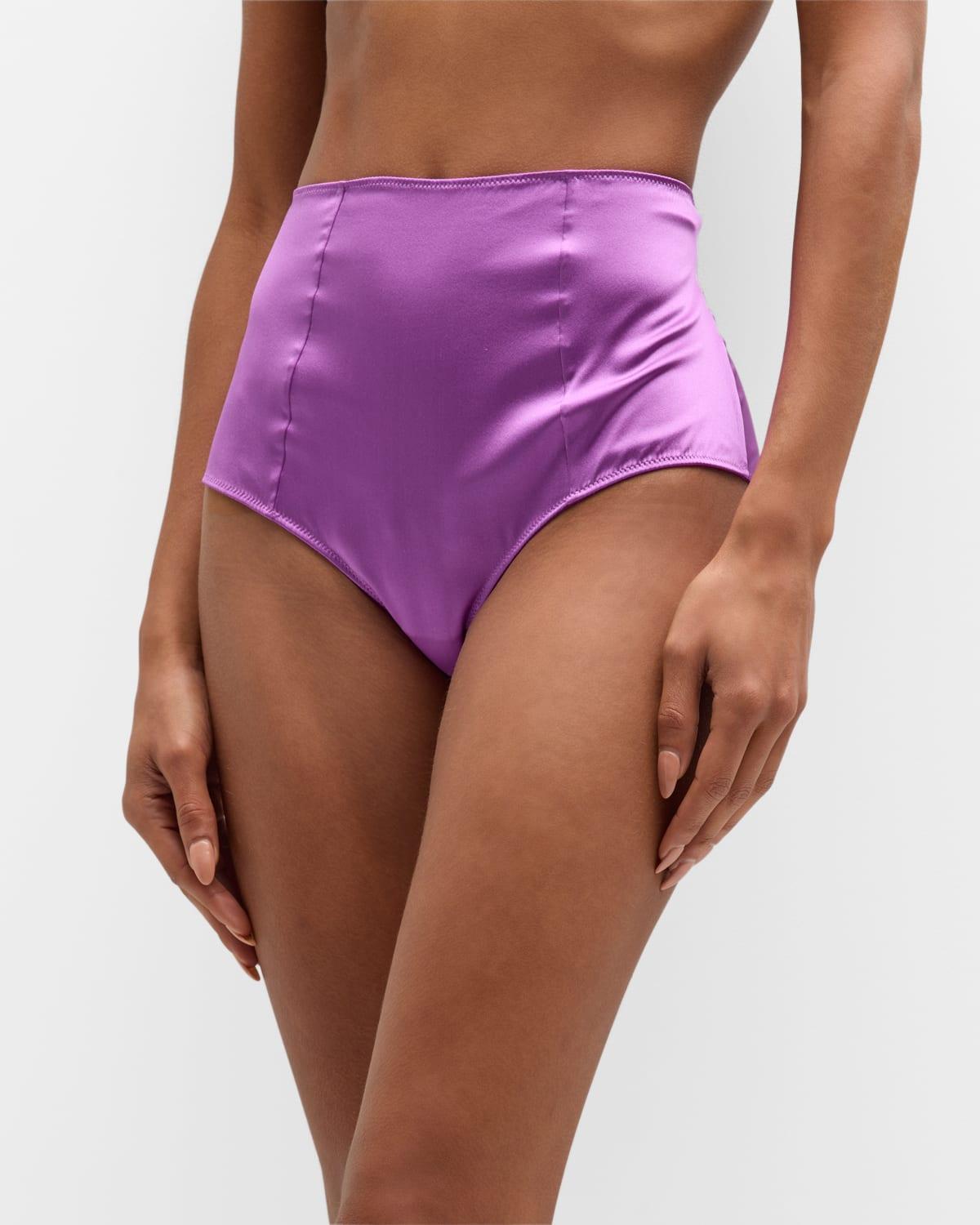 Womens Tous Les Jours High-Waist Stretch-Silk Brief Product Image