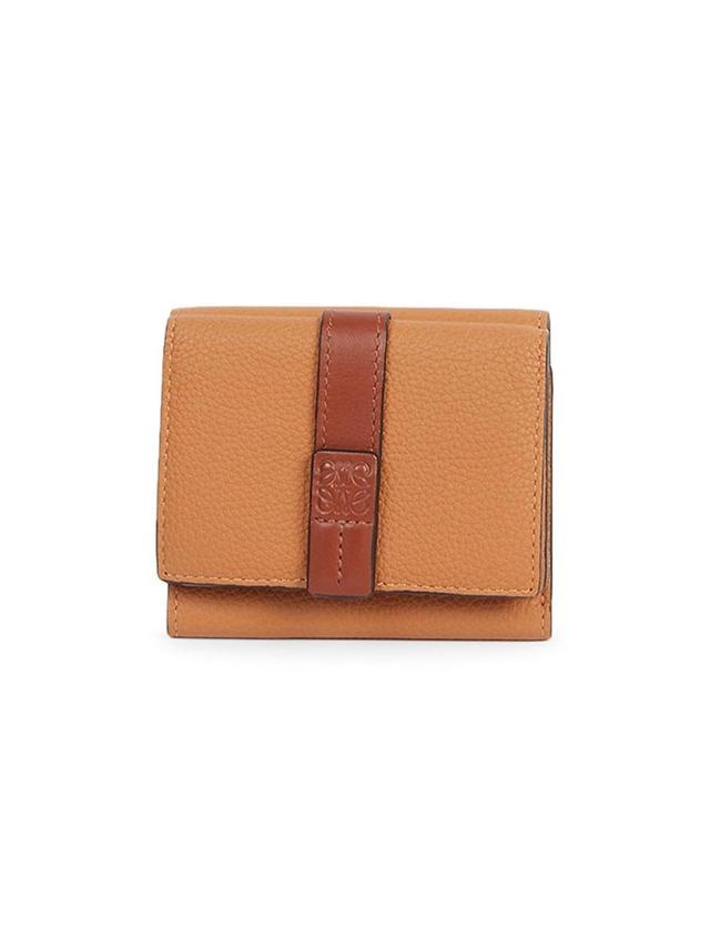 Womens Anagram Leather Trifold Wallet Product Image