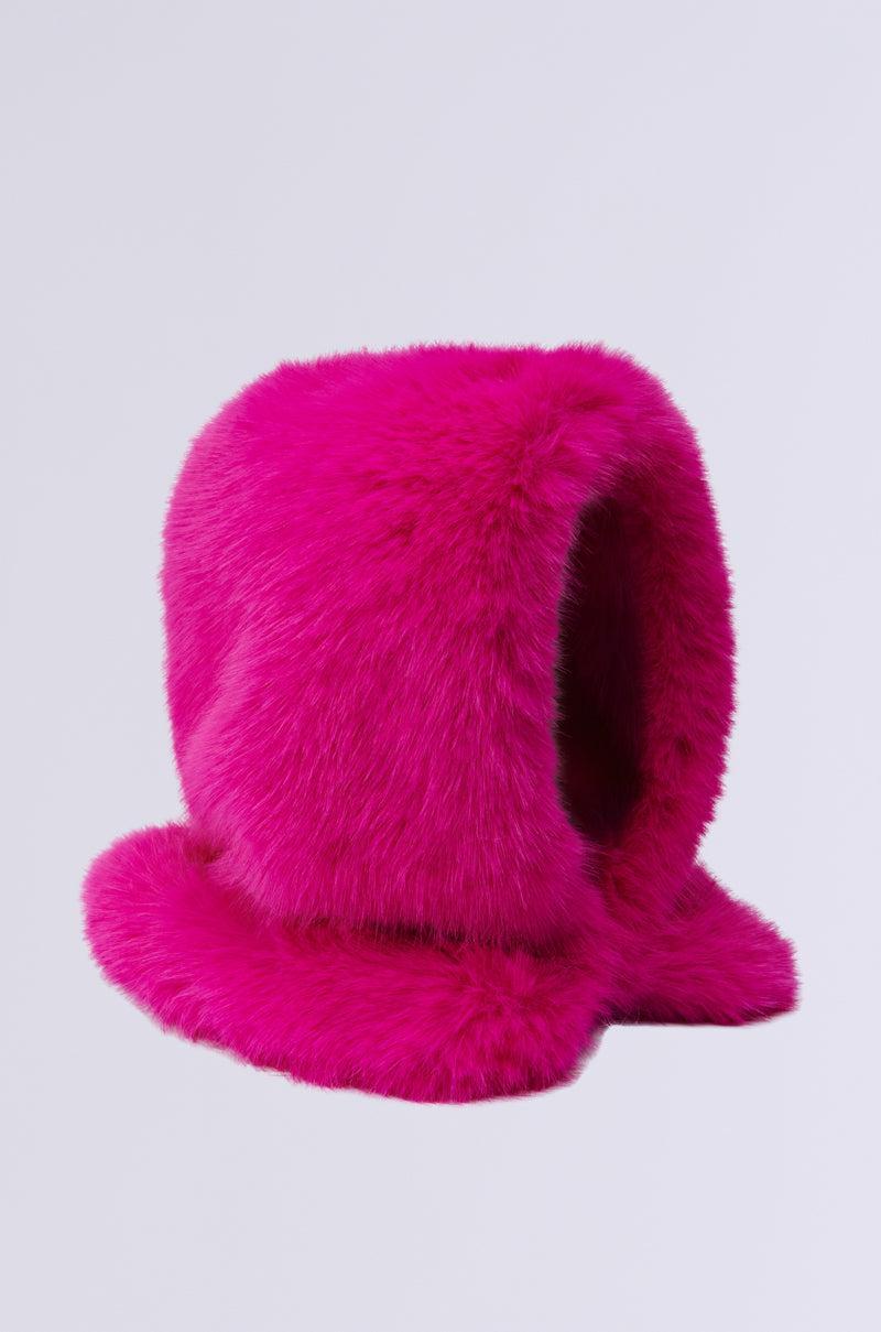 STAND ON IT FAUX FUR HOOD Product Image