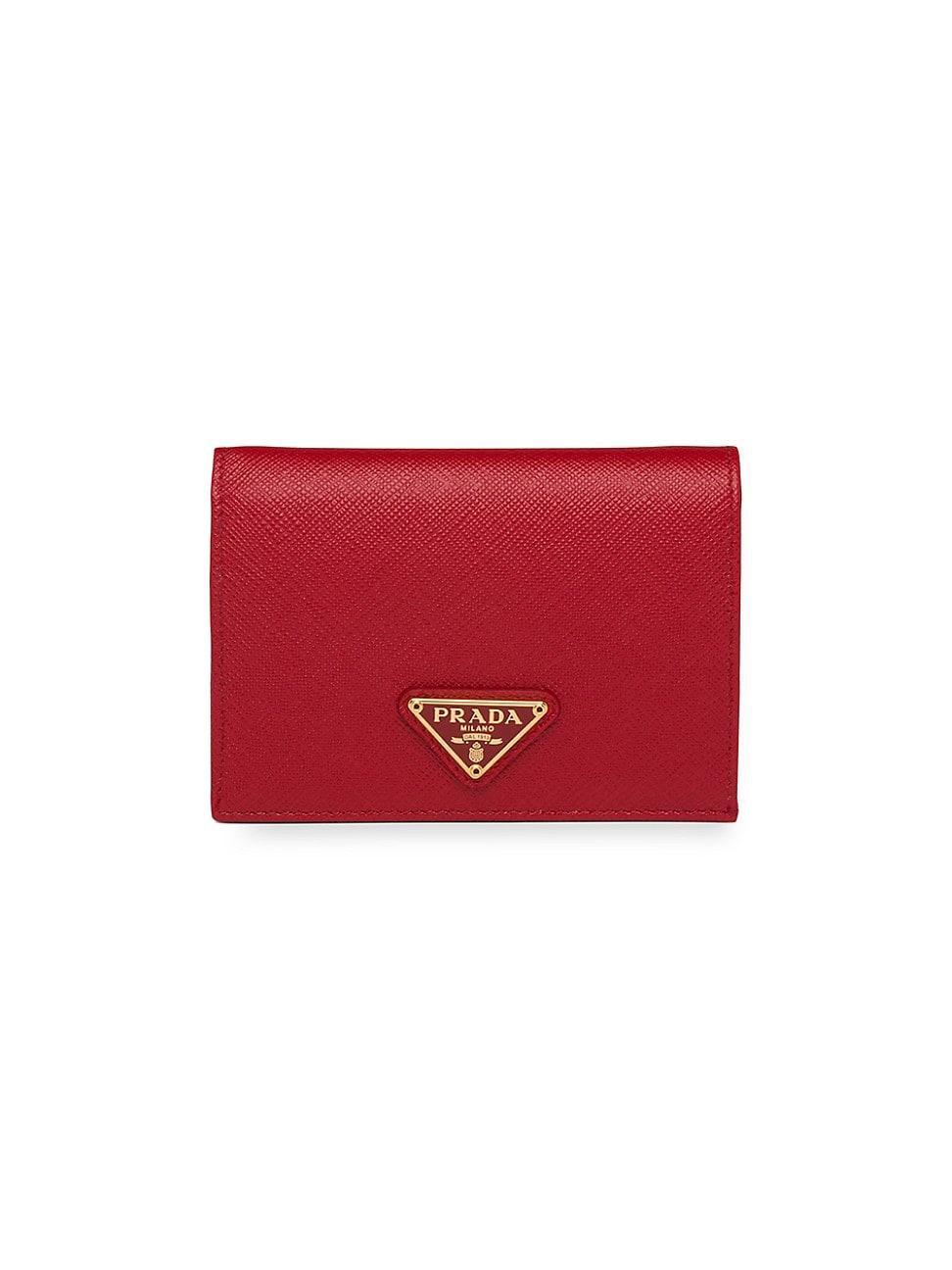 Womens Small Saffiano Leather Wallet Product Image