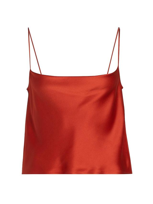 Womens Satin Cowlneck Camisole Product Image