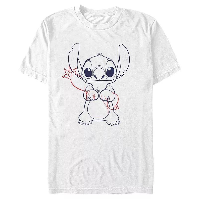 Disneys Lilo & Stitch Sketch Stitch Mens Graphic Tee Product Image