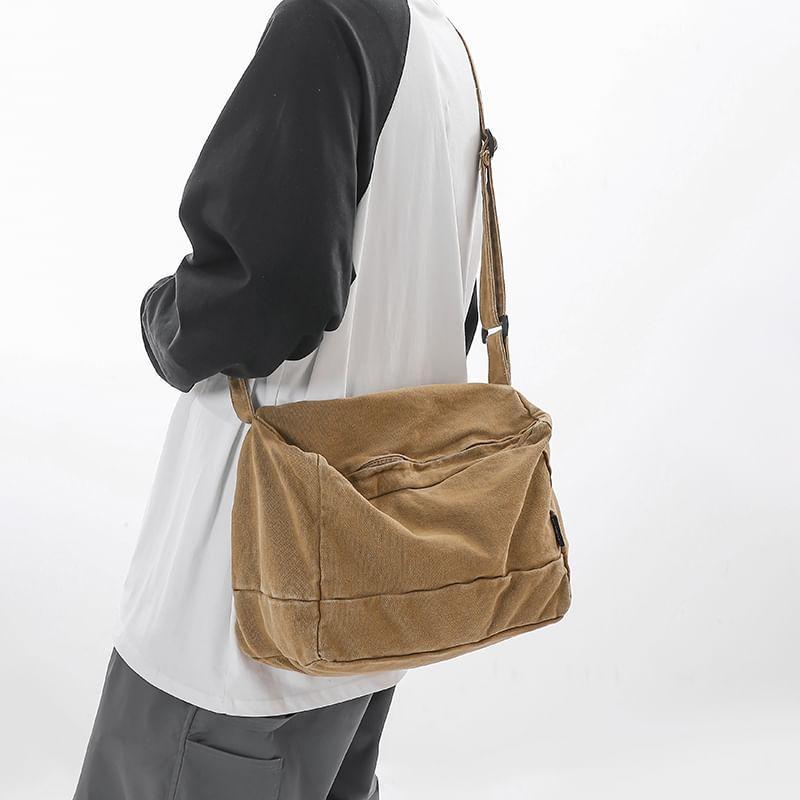 Canvas Plain Crossbody Bag product image