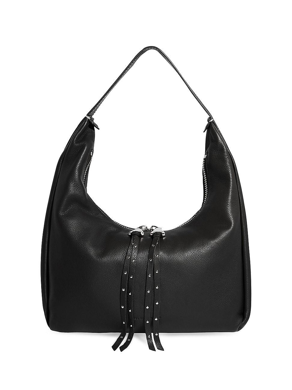 Womens Hamilton Leather Hobo Bag Product Image