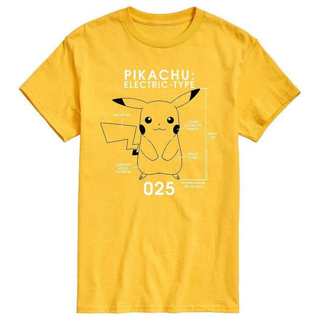 Mens Pokemon Electric Type Tee Product Image