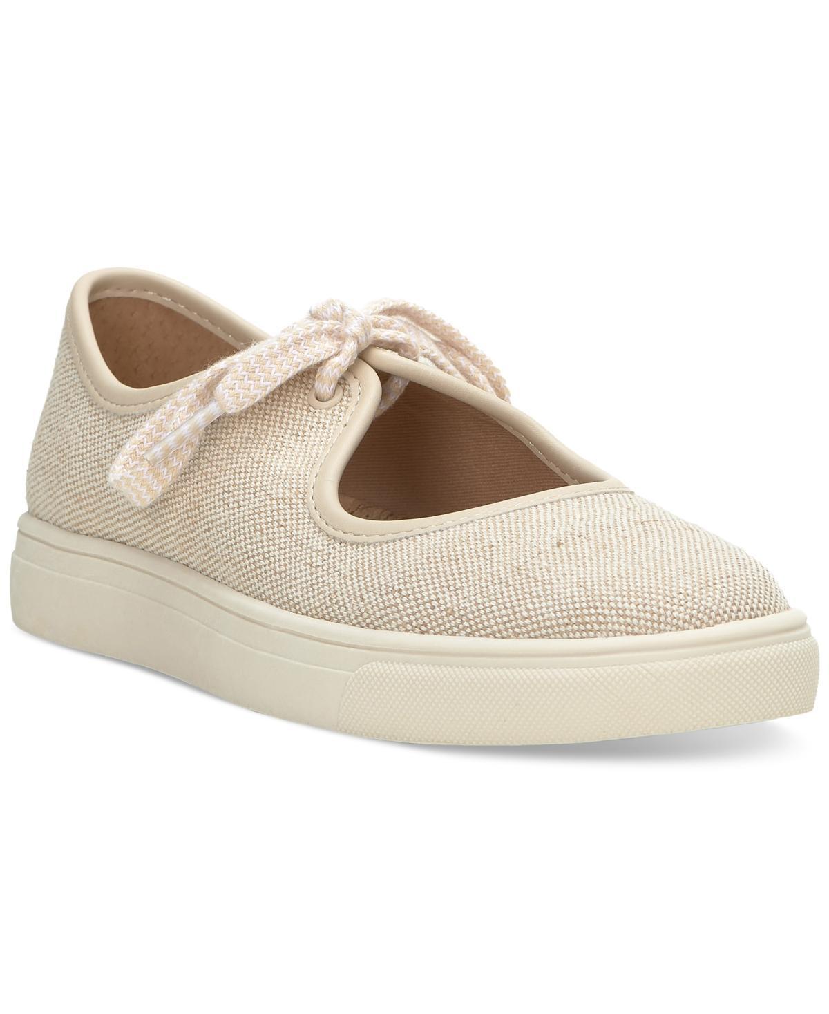 Lucky Brand Womens Lisia Cutout Tie Fabric Sneakers Product Image