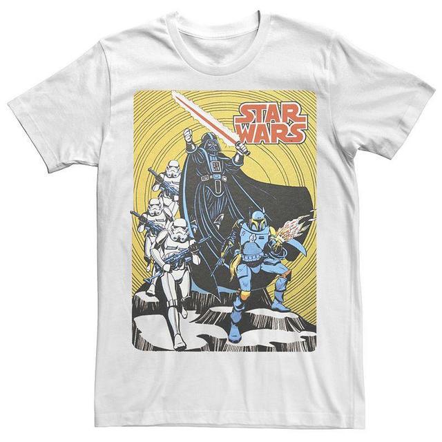 Mens Star Wars Vintage Group Shot Poster Tee Product Image