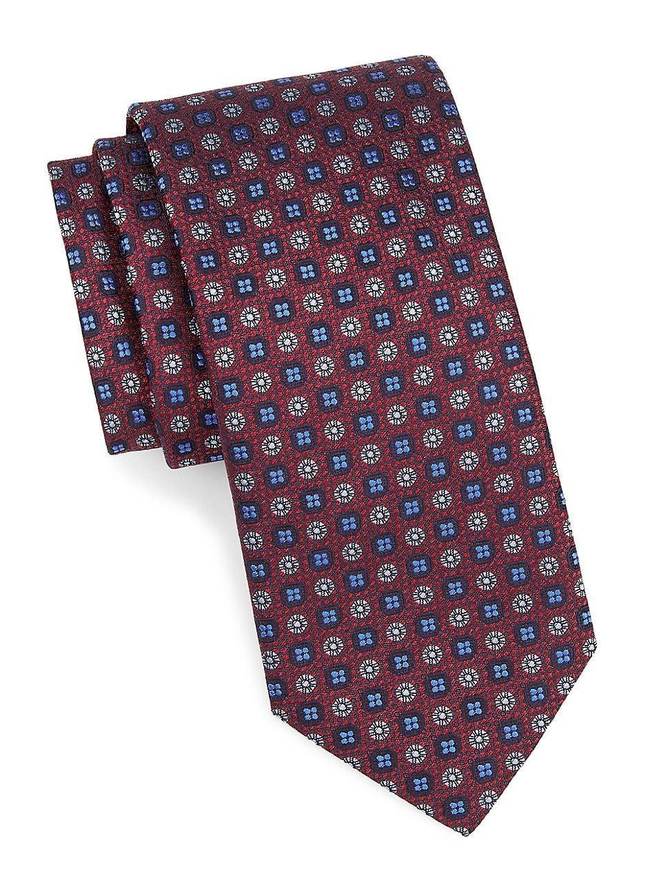 Mens Medallion Silk Tie Product Image