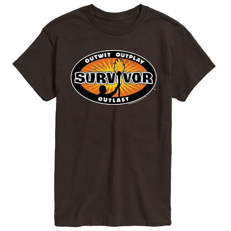 Big & Tall Survivor Logo Graphic Tee, Mens Product Image