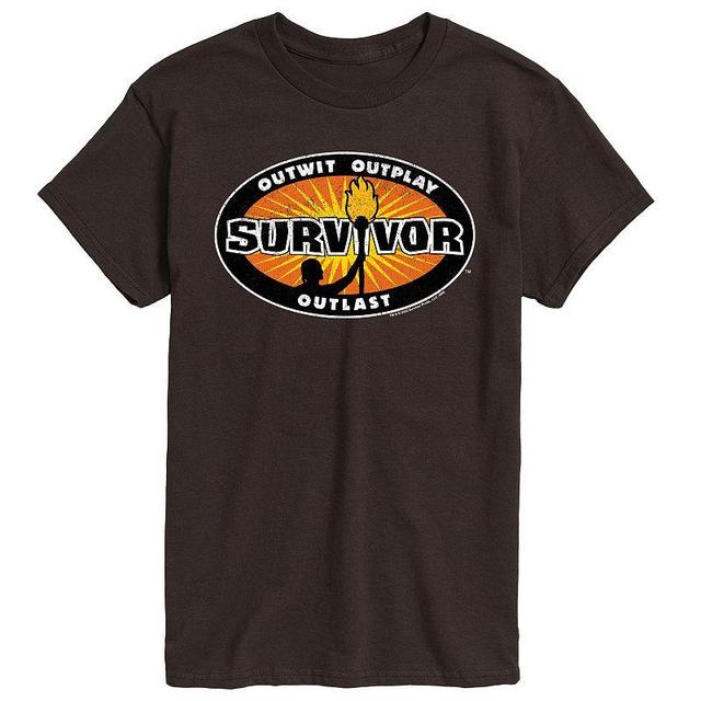 Big & Tall Survivor Logo Graphic Tee, Mens Product Image