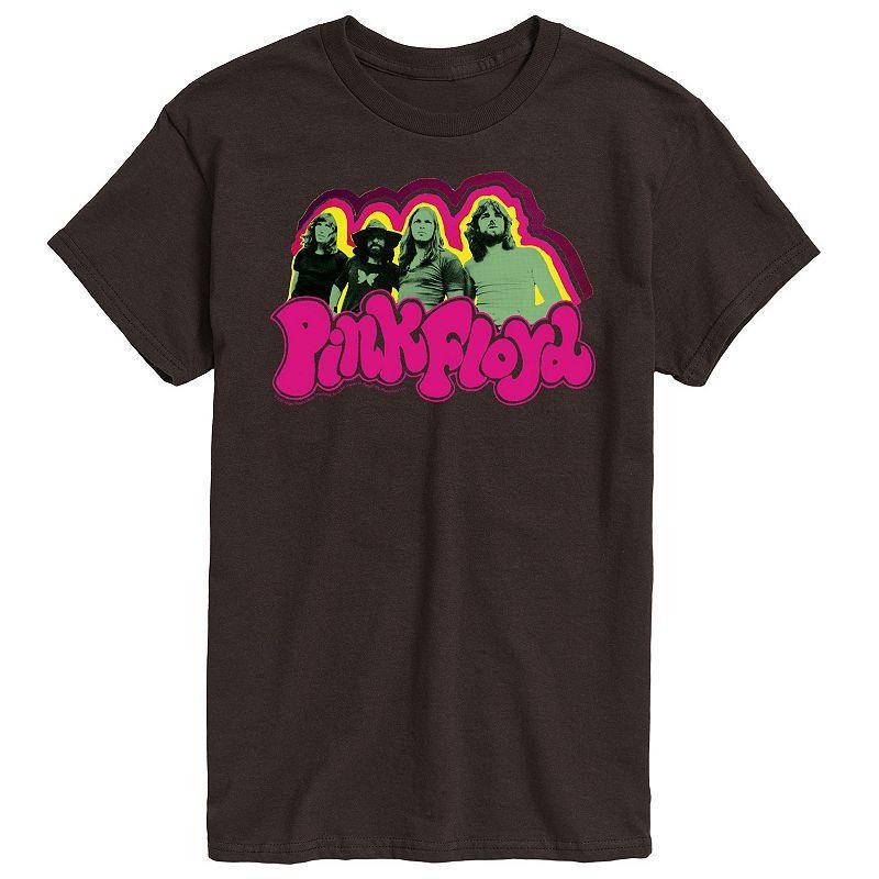 Mens Pink Floyd Poster Tee Dark Brown Product Image