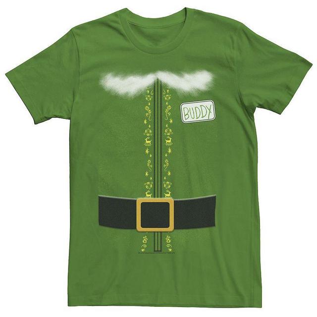 Mens Elf Buddy Costume Graphic Tee Product Image