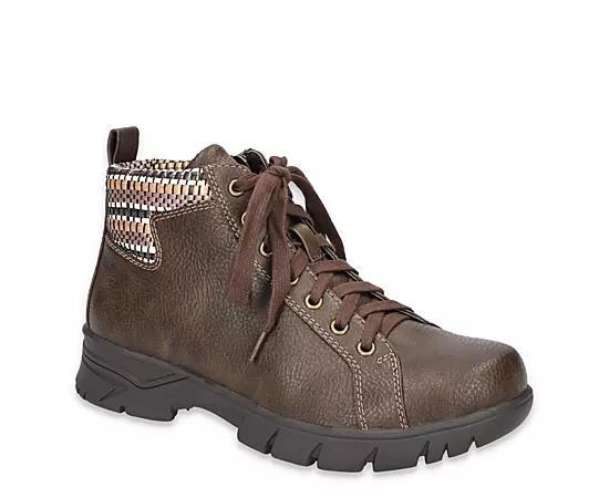 Easy Street Nico by Easy Street Womens Mini Lug Lace up Booties Product Image