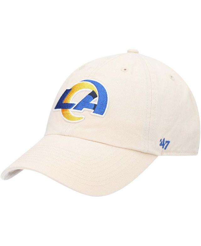 Men's '47 Bone Los Angeles Rams Secondary Clean Up Adjustable Hat Product Image