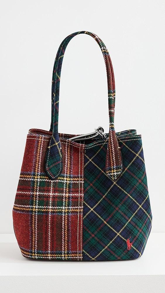 Polo Ralph Lauren Patchwork Wool Medium Bellport Tote | Shopbop Product Image