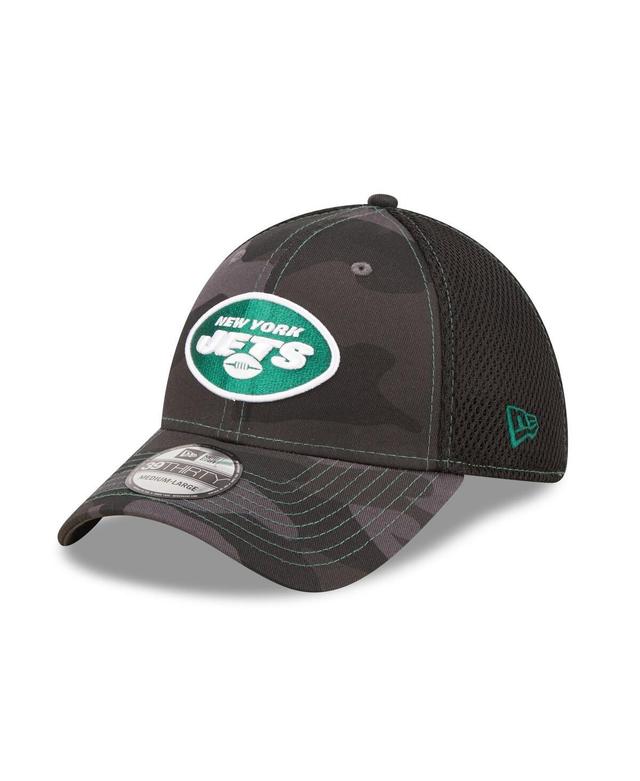 Mens New Era Camo/Black New York Jets  Logo Neo 39THIRTY Flex Hat Product Image