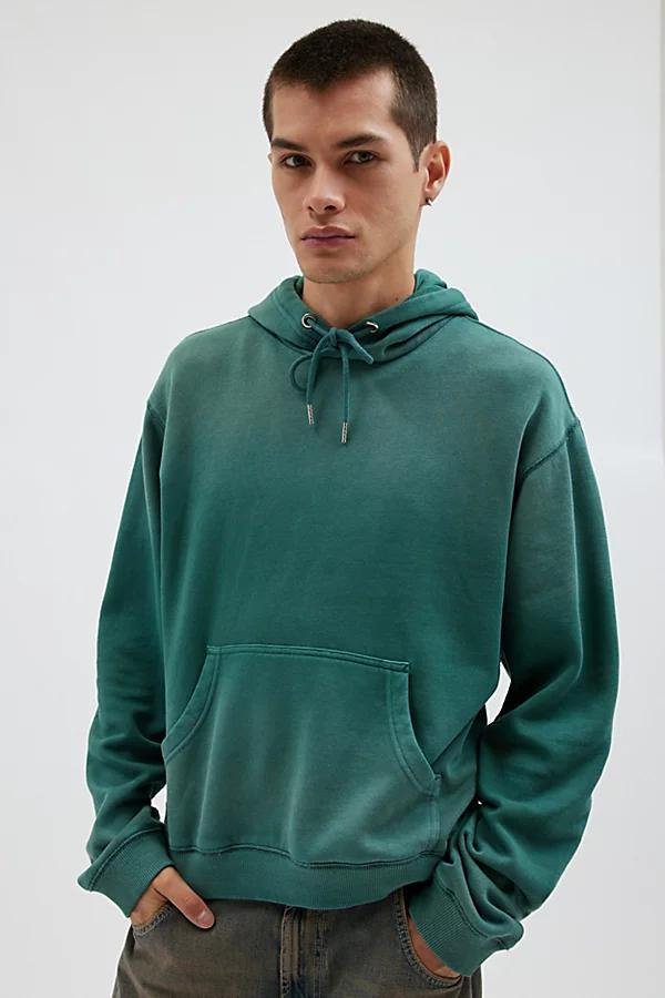 BDG Bonfire Cropped Hoodie Sweatshirt Mens at Urban Outfitters Product Image