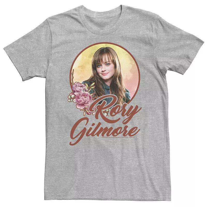 Big & Tall Gilmore Girls Rory Gilmore Portrait Tee, Mens Athletic Grey Product Image