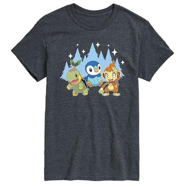 Big & Tall Pokemon Sinnoh Group Tee, Mens Product Image