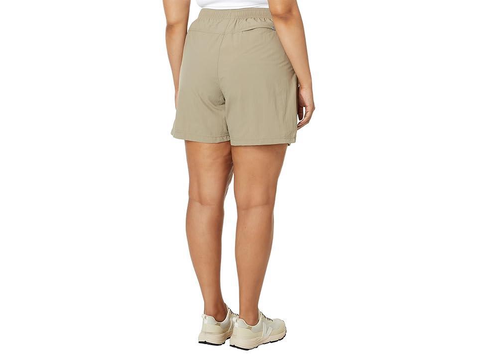 Columbia Plus Size Sandy River Short (Tusk) Women's Shorts Product Image