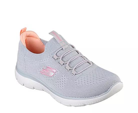 Skechers Womens Summits Knit Slip On Running Shoe Product Image