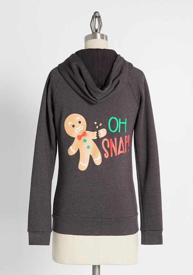 Oh Snap! Holiday Cookie Crumbles Zip-Up Hoodie Product Image